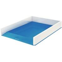 Leitz WOW Letter Tray Dual Colour A4 White, Blue 26.7 x 33.6 x 4.9 cm