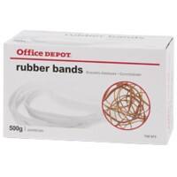 Office Depot Rubber Bands Natural Assorted Size 500g