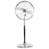 igenix Height Adjustable Pedestal Fan Main 3 Speeds 130 cm Grey DF1660 40.6 cm