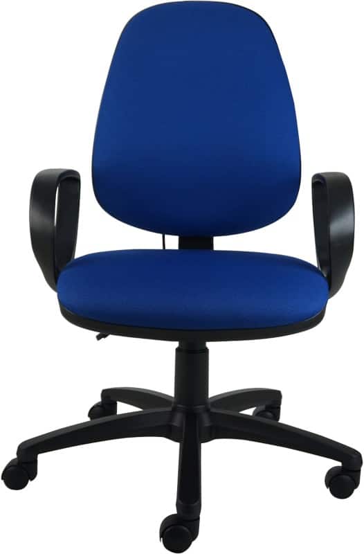 Energi-24 Basic Tilt Ergonomic Office Chair with Adjustable Seat Air Support Blue