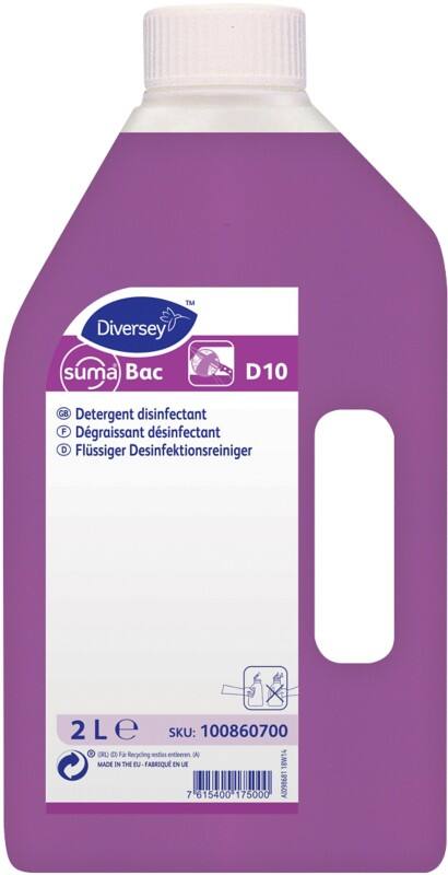 Diversey Disinfectant D10 Pink 2 L