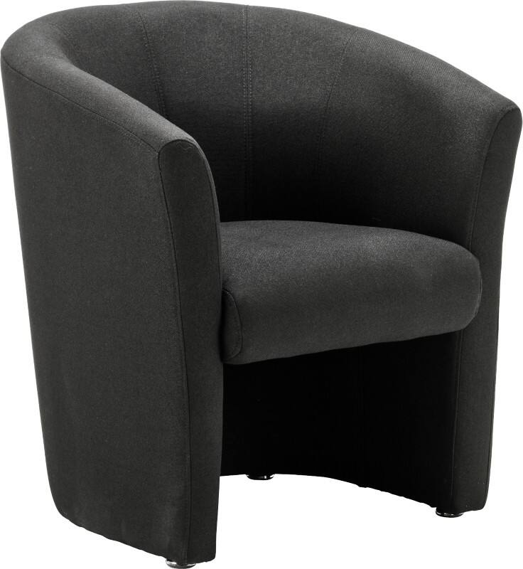 dynamic Reception Chair Fixed Armrest Black 150 kg Neo 700 x 680 x 780 mm