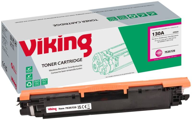 Viking 130A Compatible HP Toner Cartridge CF353A Magenta