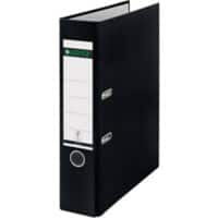 Leitz 180° Lever Arch File A4, Foolscap 82 mm Black 2 ring 1110 Polypropylene Smooth Portrait