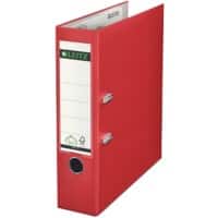 Leitz 180° Lever Arch File A4 82 mm Red 2 ring 1110 PP (Polypropylene) Smooth Portrait