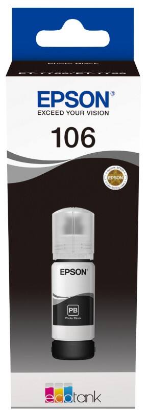 Epson 106 Original Ink Bottle C13T00R140 Black