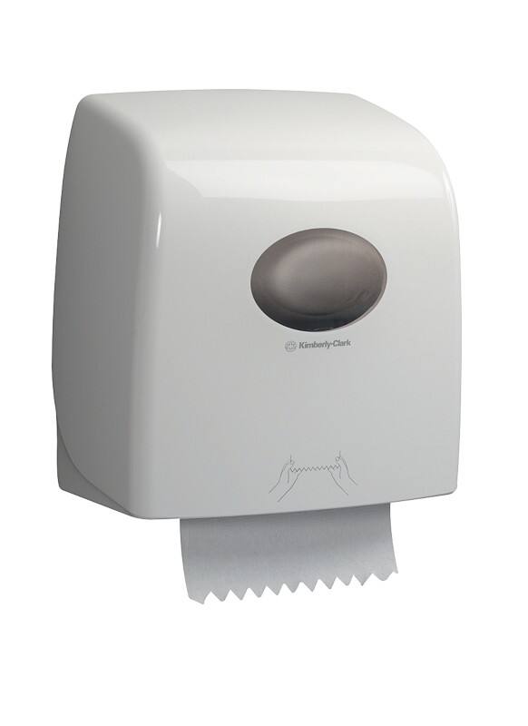 Kleenex Hand Towel Dispenser and Hand Towels Slimroll 2 Ply Rolled White