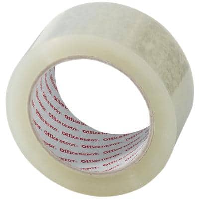 Office Depot Low Noise Packaging Tape 48mm x 66m Transparent 6 Rolls