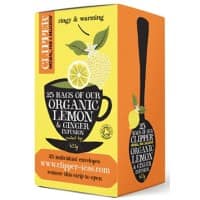 CLIPPER LEMON GINGER ORGANIC TEABAGS PK 25 -VC