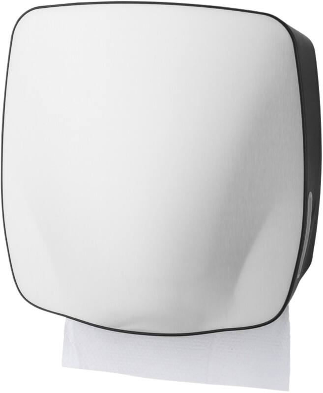 PlastiQline Exclusive 5730 Hand Towel Dispenser Plastic Lockable Manual Black