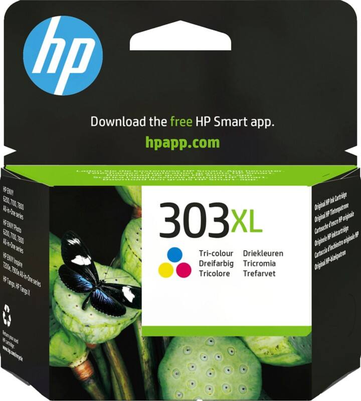HP 303XL Original Ink Cartridge T6N03AE Cyan, Magenta, Yellow