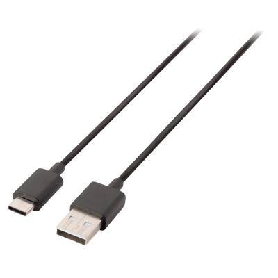Valueline USB Cable C Male-A Male Black 1 m