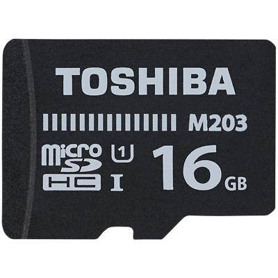Toshiba Micro SDHC Flash Memory Card M203 16 GB