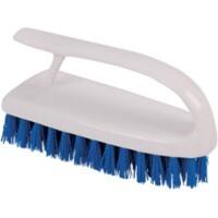 Robert Scott Scrubbing Brush 15 x 6cm White & Blue