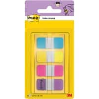 Post-it Index Flags Assorted Plain Special format 4 Packs of 10 Strips