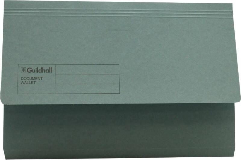 Guildhall Document Wallet Folio Blue Manila 285 gsm Pack of 50