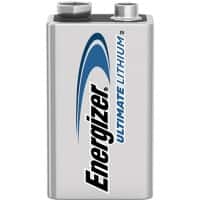 Energizer 9V Batteries 6CR61 Ultimate Lithium