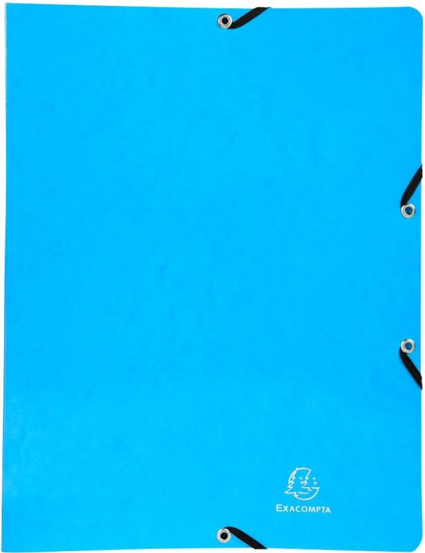 Exacompta 15 mm Ring Binder Pressboard A4 2 Rings Blue 54897E