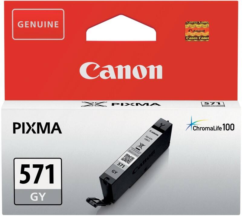 Canon CLI-571GY Original Ink Cartridge Grey