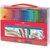 Faber-Castell Connector Felt Tip Pens Medium Assorted 1555 Pack of 60