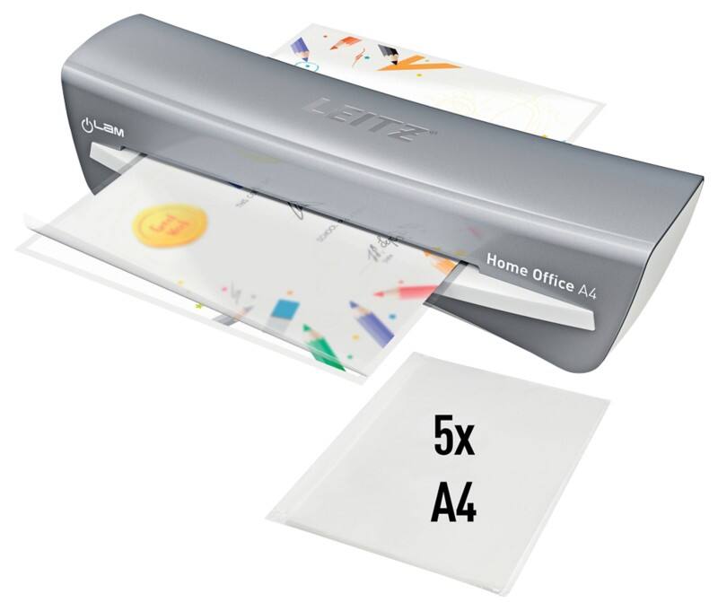 Leitz iLAM Home Office A4 Laminator 73680089 400 mm/min. 2 min. warm up time. Up to 250 microns (2x125)
