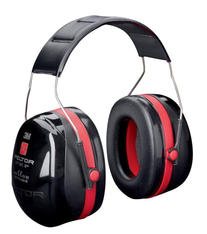 3M Ear Defenders XH001650833-EA Foam Black, Red