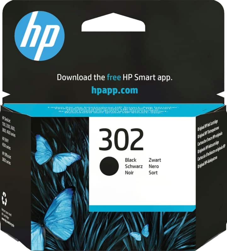 HP 302 Original Ink Cartridge F6U66AE Black