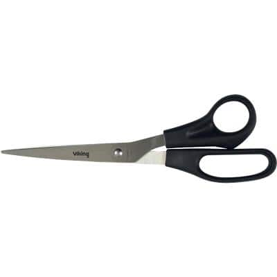 Viking Scissors Suitable for Left-Handed People 128 mm Stainless Steel Black