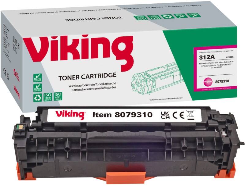 Viking 312A Compatible HP Toner Cartridge CF383A Magenta