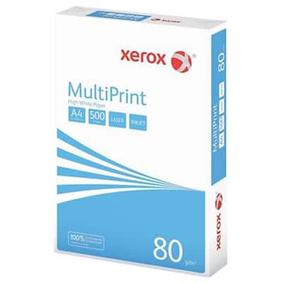 Xerox Multiprint A4 Printer Paper White 80 gsm Smooth 500 Sheets