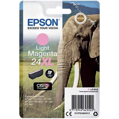 Epson 24XL Original Ink Cartridge C13T24364012 Light Magenta