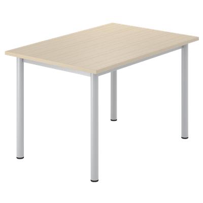 Rectangular Desk with White MFC Top and Black Frame Optima G 1200 x 800 x 720 mm
