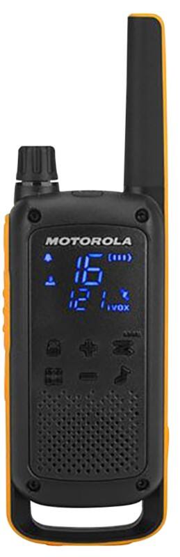 Motorola Talkabout T82 Extreme Walkie Talkie Yellow, Black Pack of 4