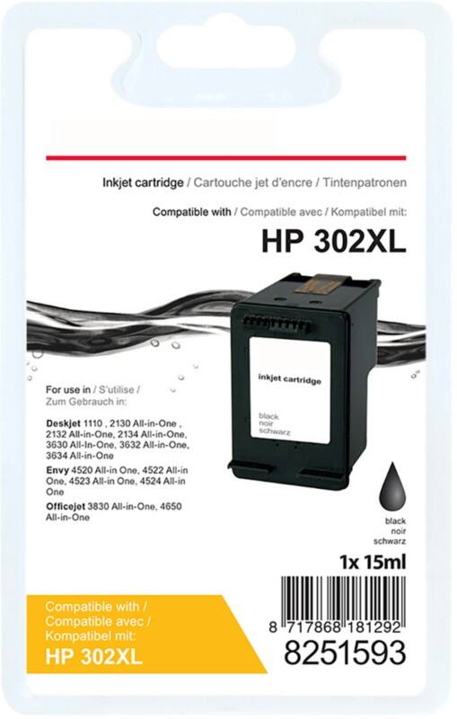 Viking 302XL Compatible HP Ink Cartridge F6U68AE Black