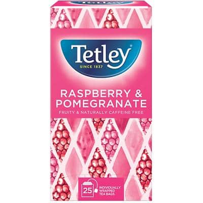 Tetley Raspberry & Pomegranate Tea Bags Pack of 25