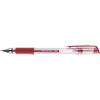 Foray Comfort Gel Rollerball Pen Grip Fine 0.4 mm Red Pack of 12
