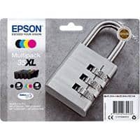 Epson 35XL Original Ink Cartridge C13T35964010 Black & 3 Colours Multipack Pack of 4