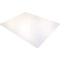 Realspace Chair Mat Rectangular Transparent 116 x 150 cm Soft Floor