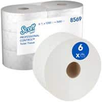 Scott Control Recycled Toilet Paper 2 Ply 8569000 6 Rolls of 1280 Sheets