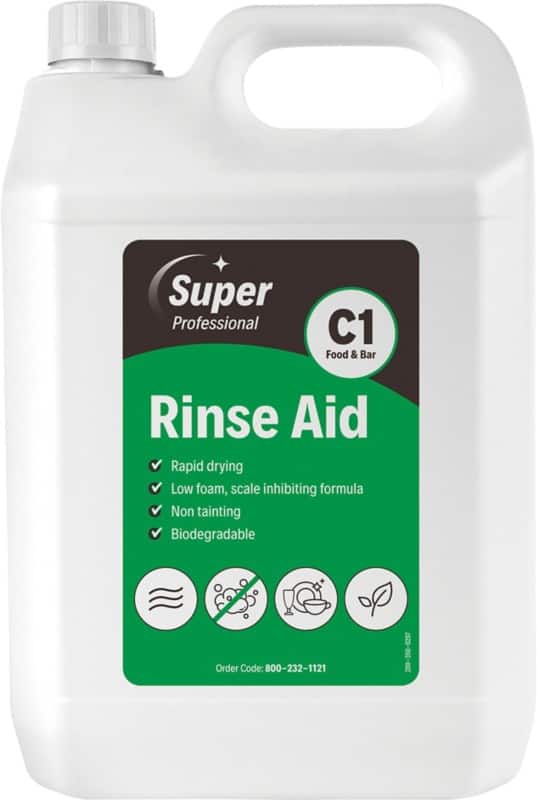 Super Professional Products C1 Rinse Aid 5L