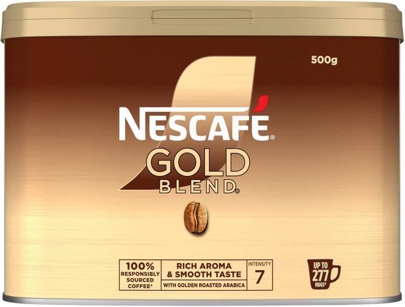 Nescafé Gold Blend Rich & Smooth Instant Coffee Tin Gold Blend Smooth 500 g