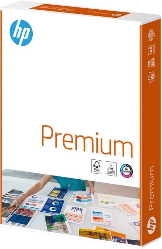 HP Premium A4 Printer Paper 80 gsm Smooth White 250 Sheets