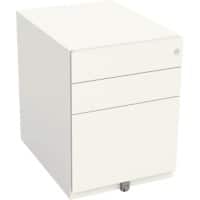 Bisley Mobile Pedestal Note 2 Drawers White 420 x 565 x 565 mm