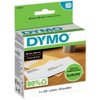 DYMO Address Labels 1983173 Black on White 28 x 89 mm