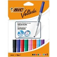 BIC Whiteboard Marker 1741 1.4 mm Assorted Pack of 8