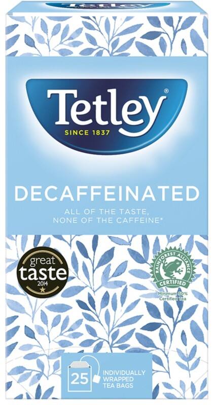 Tetley Decaffeinated Tea Bags Pack of 25