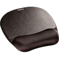 Fellowes 9176501 Memory Foam Mouse Pad Black