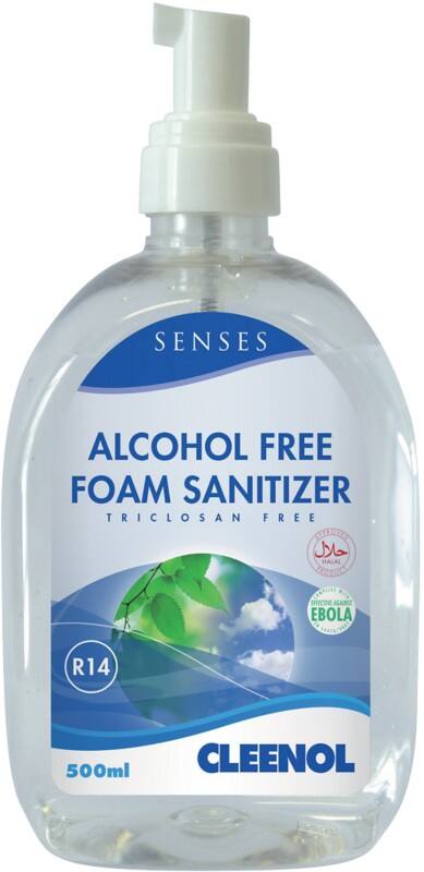 Cleenol Senses Foam Sanitizer Alcohol Free 500ml