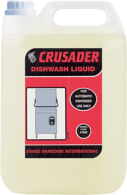 Evans Vanodine Crusader Dishwasher Detergent Liquid 5 L