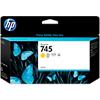 HP 745 Original Ink Cartridge F9J96A Yellow